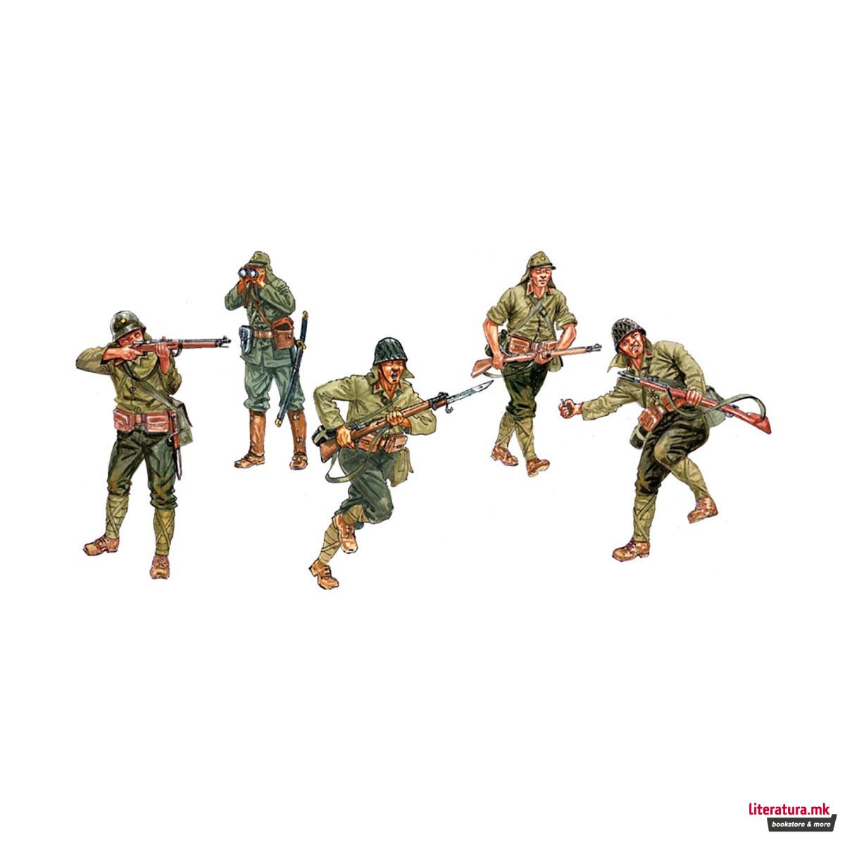 Макета - фигури, Miniatures, Japanese Infantry, 1:72 