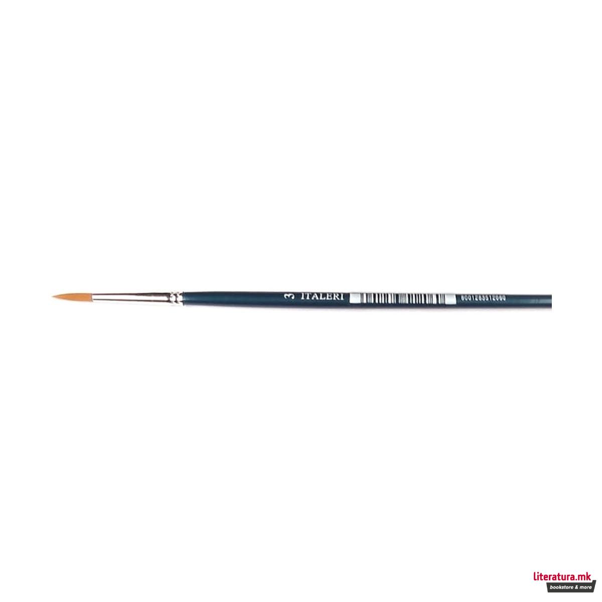 Четка за макета - округла, бр.3, синтетички влакна