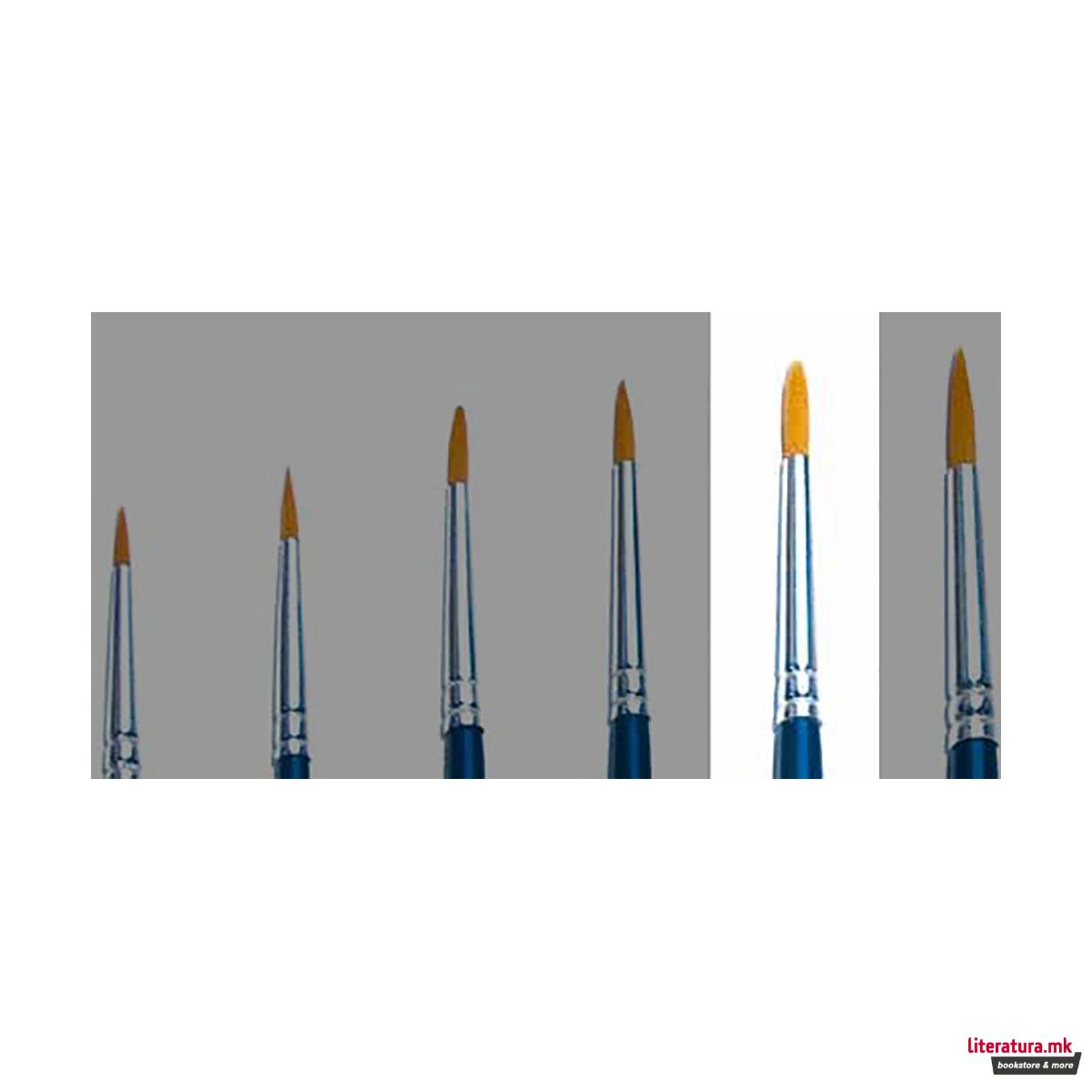 Четка за макета - округла, бр.2, синтетички влакна 