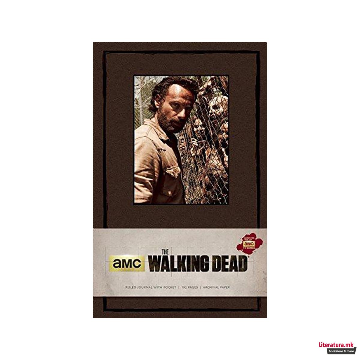 The Walking Dead Hardcover Ruled Journal - Rick Grimes 