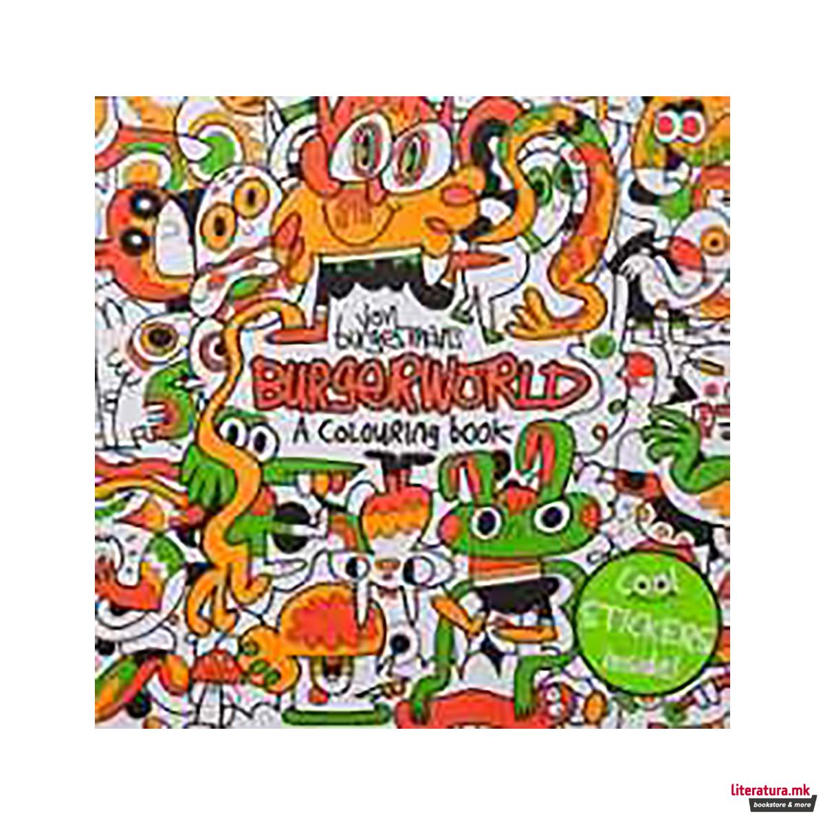 Jon Burgerman's Burgerworld : A Colouring Book 