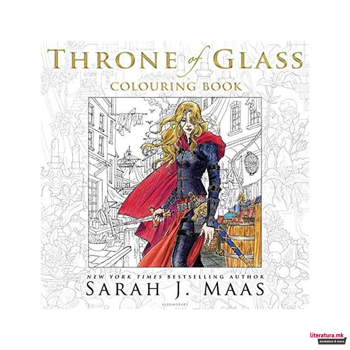 The Throne of Glass Colouring Book 