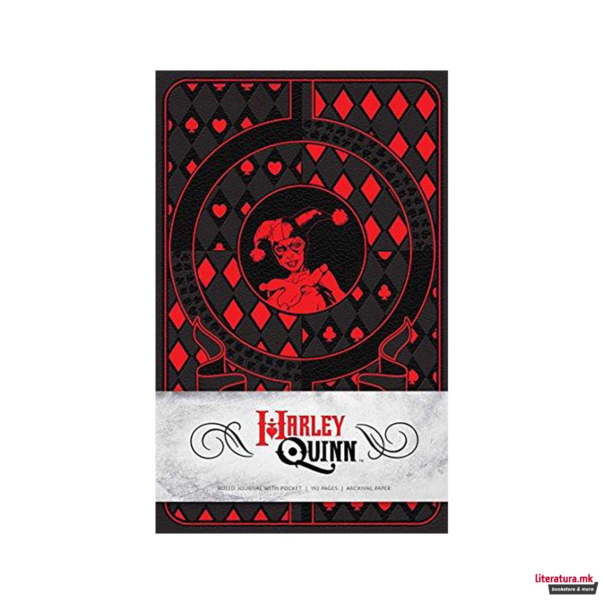 Harley Quinn Hardcover Ruled Journal 
