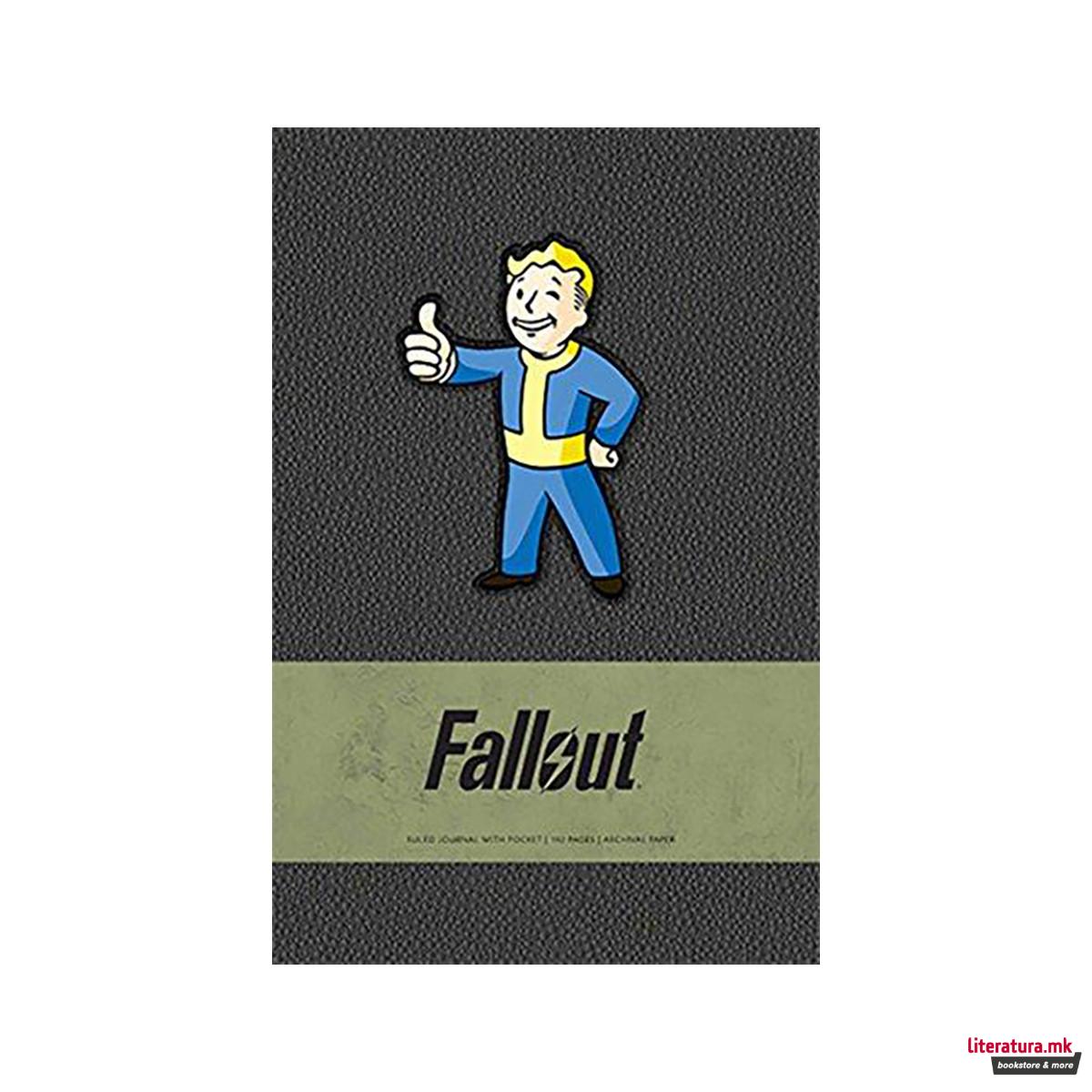 Fallout Hardcover Ruled Journal 