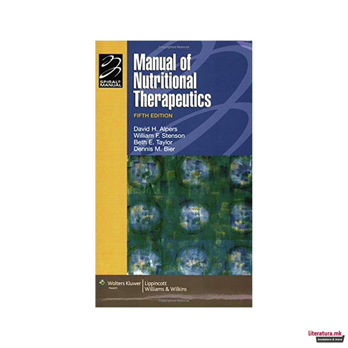 Manual of Nutritional Therapeutics 
