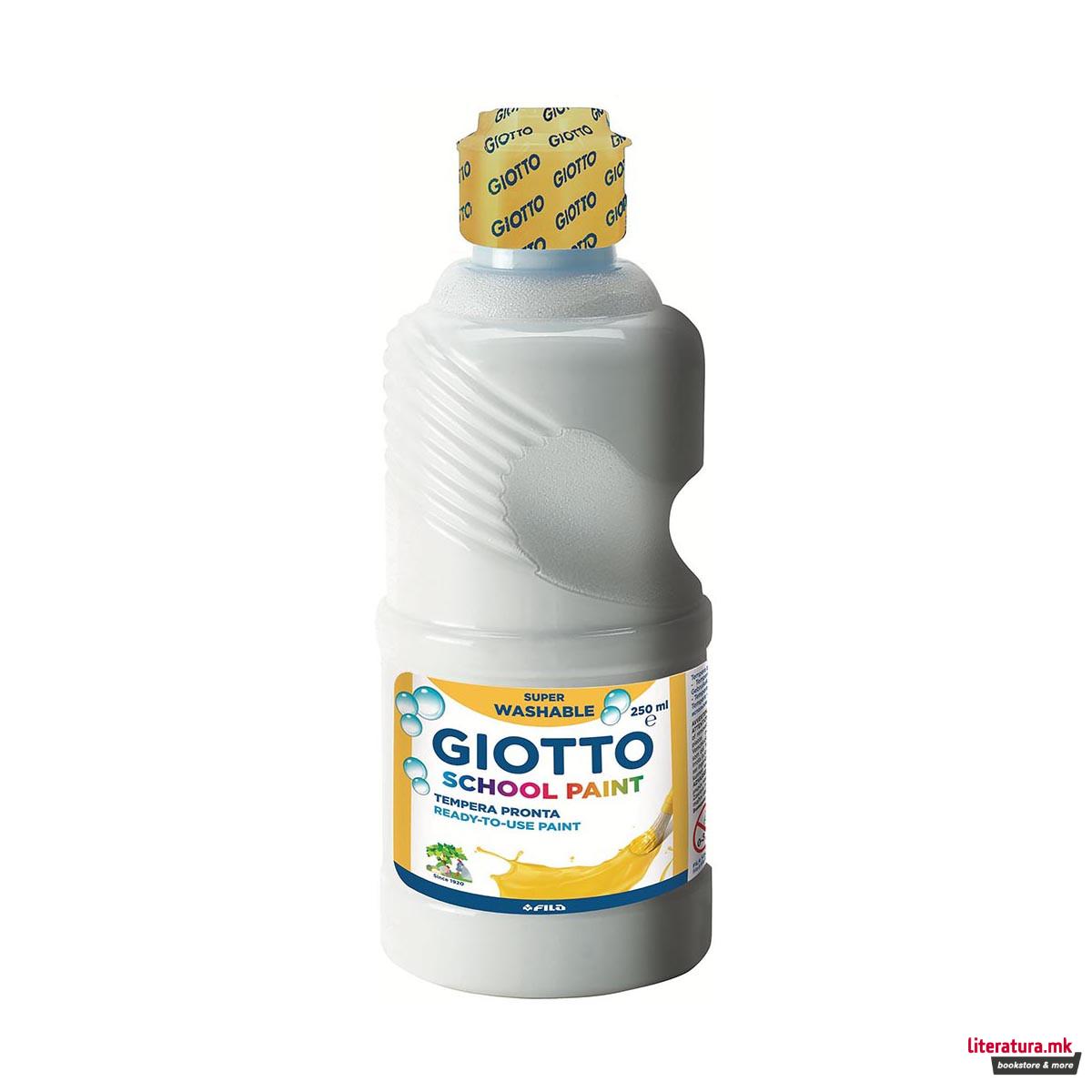Темперна боја, Giotto, School paint, 250 мл, бела 