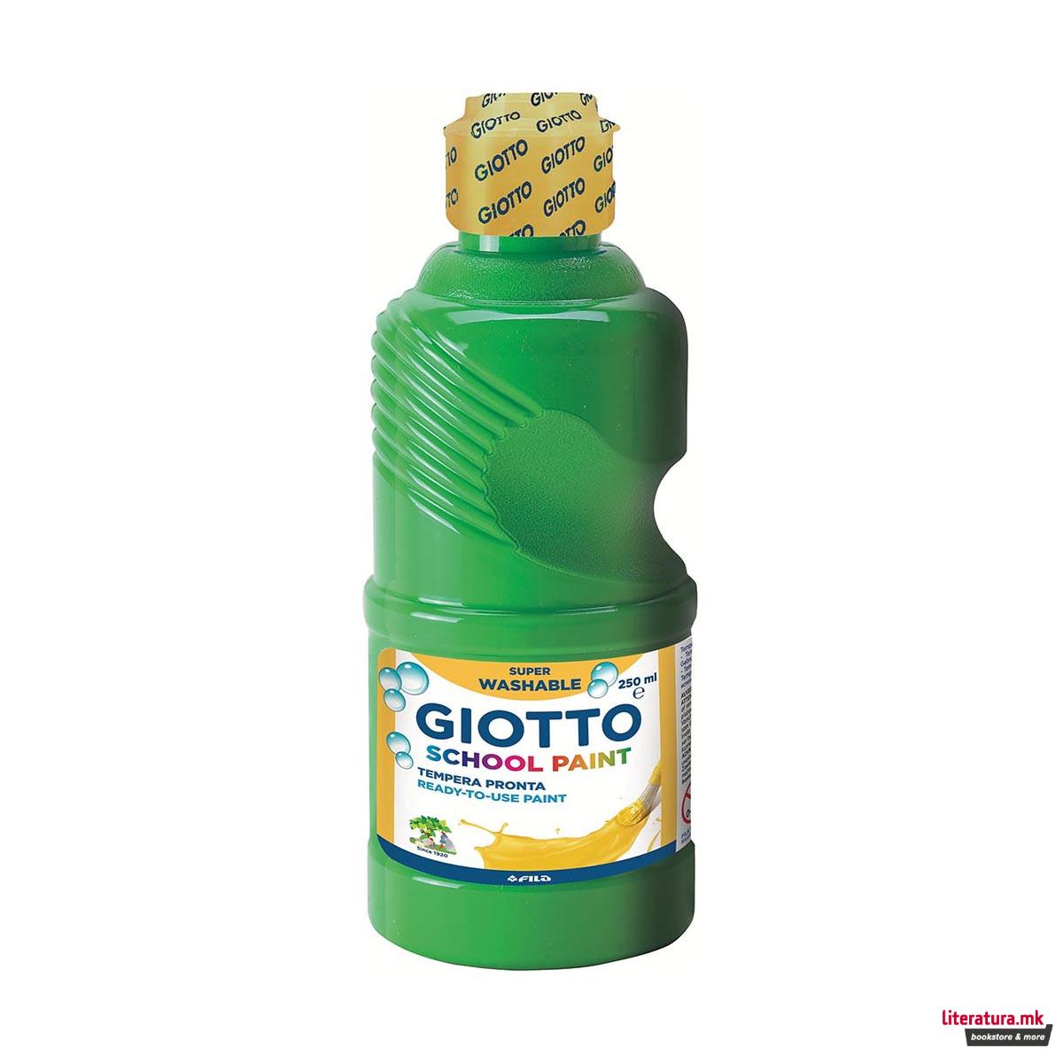 Темперна боја, Giotto, School paint, 250 мл, зелена 