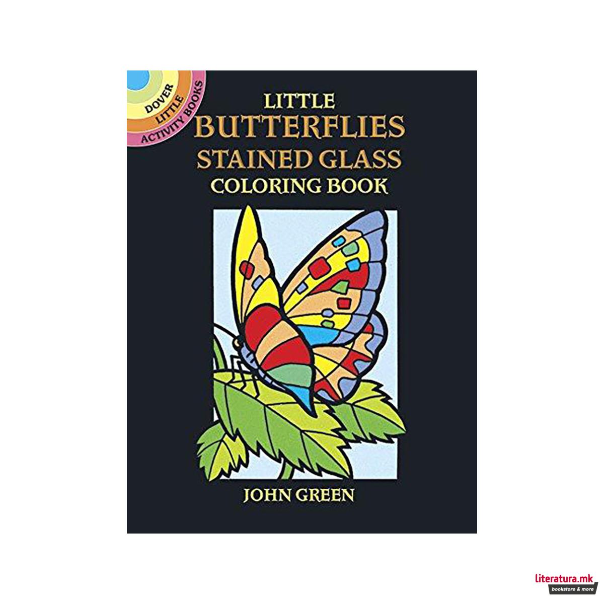 Little Butterflies Stained Glass Colouring Book 