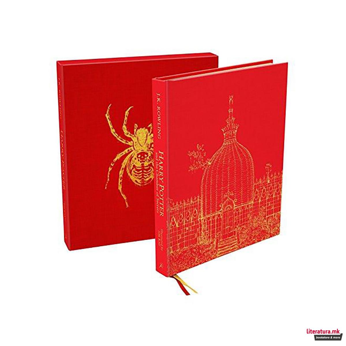 Harry Potter and the Chamber of Secrets : Deluxe Illustrated Slipcase Edition 