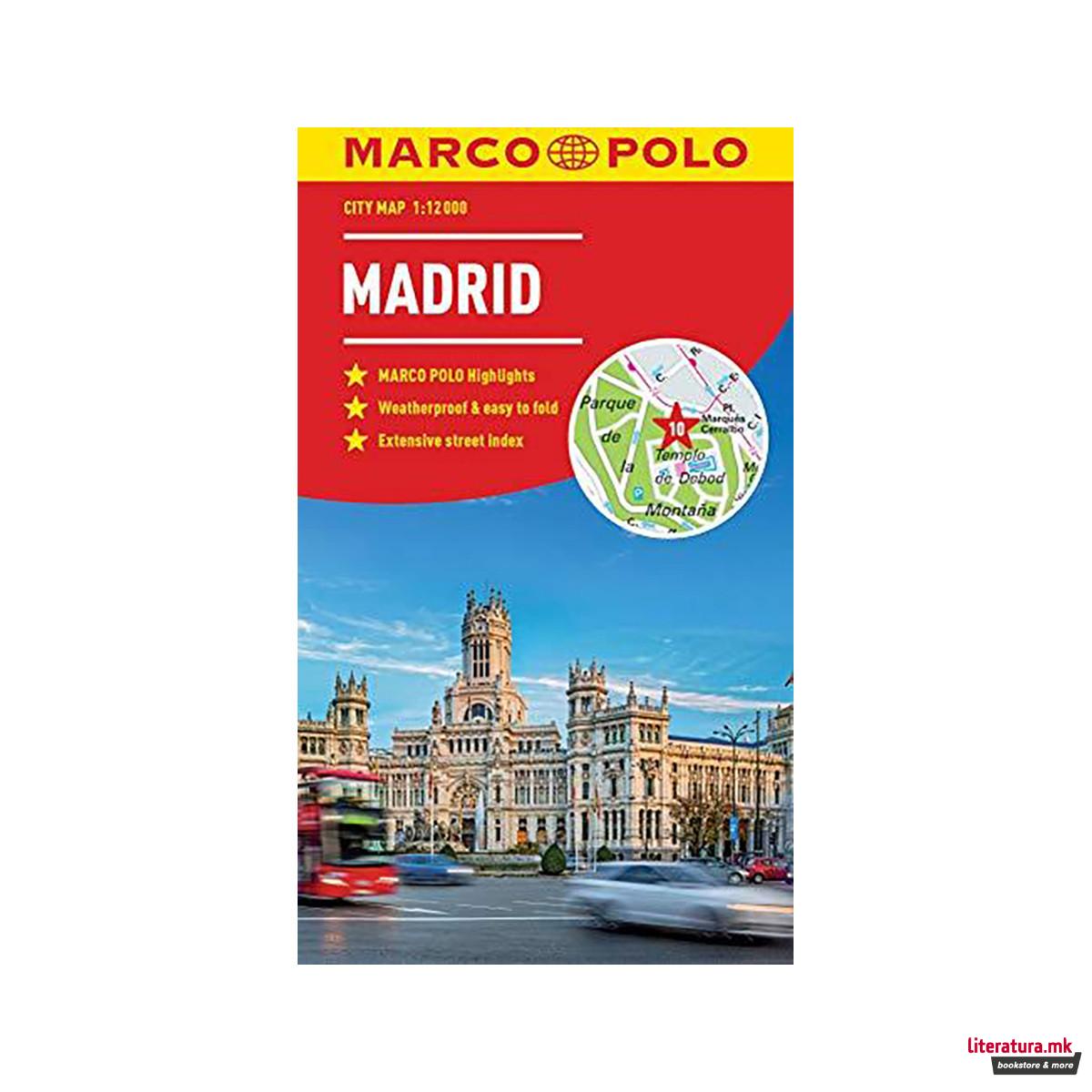 Madrid Marco Polo City Map 