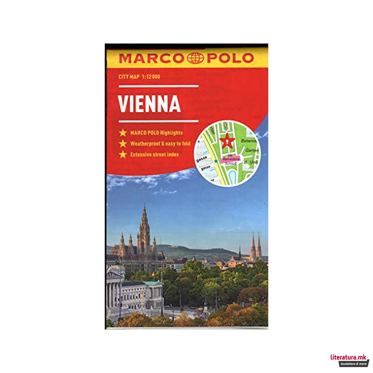 Vienna Marco Polo City Map 