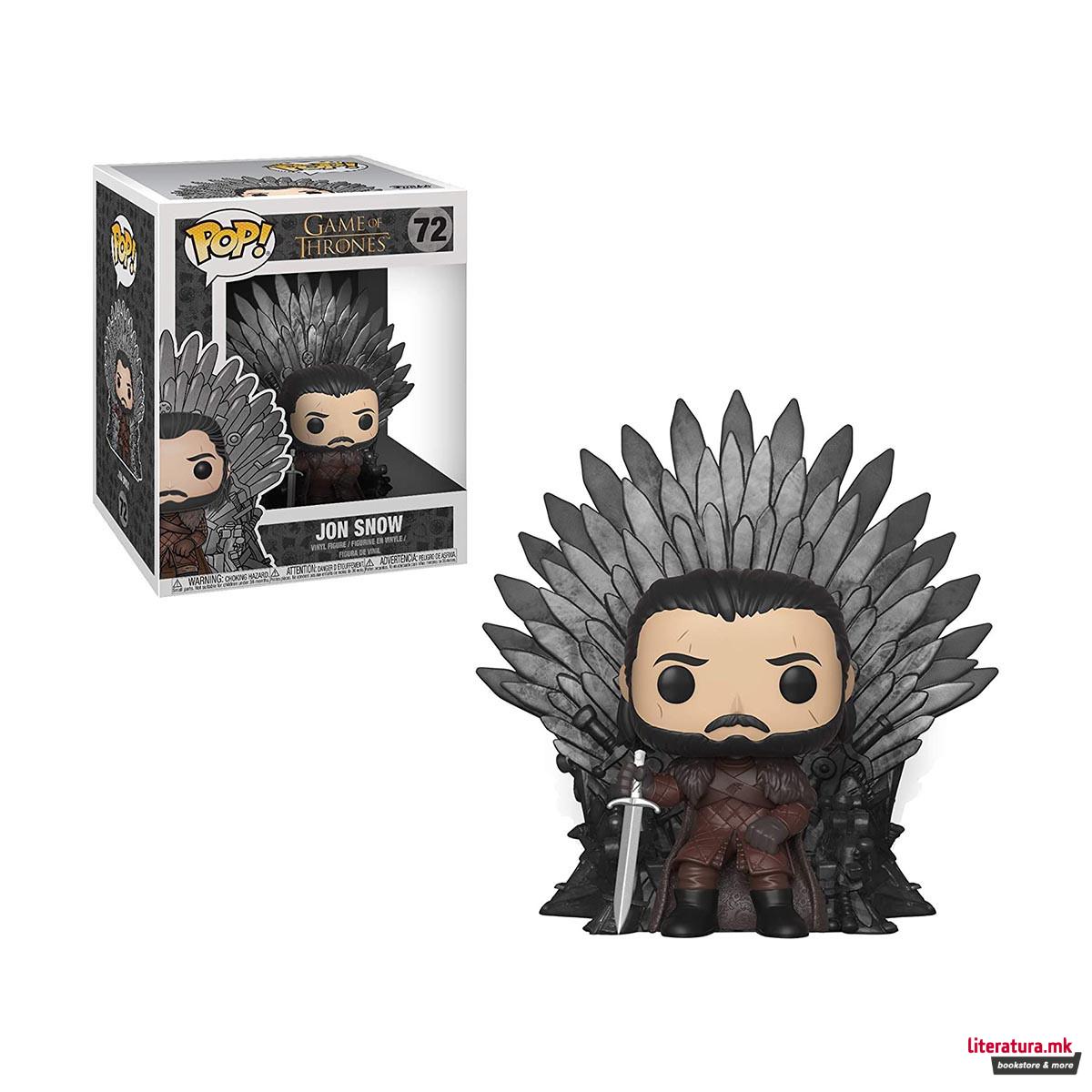 Фигура, Pop! Game of Thrones - Jon Snow on Iron Throne 