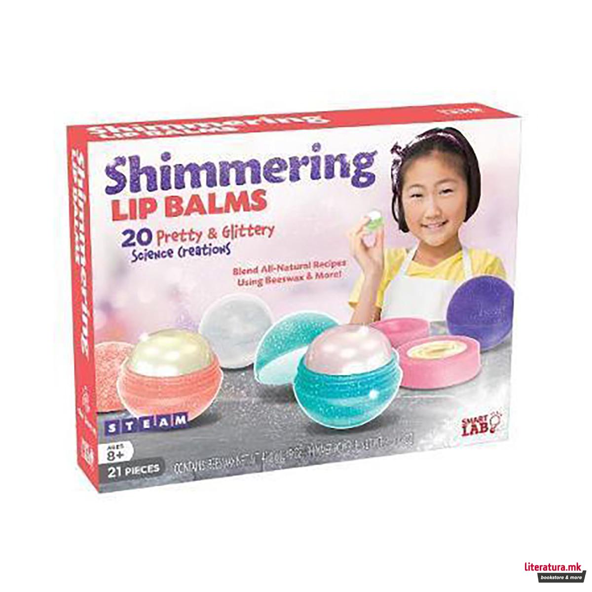 Shimmering Lip Balms : 20 Pretty & Glittery Science Creations, Blend All-Natural 