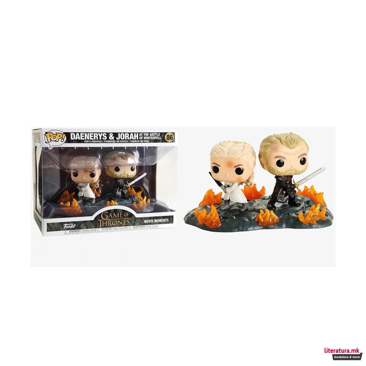Фигура, Pop! Game of Thrones - Daenerys and Jorah at the battle of Winterfell 