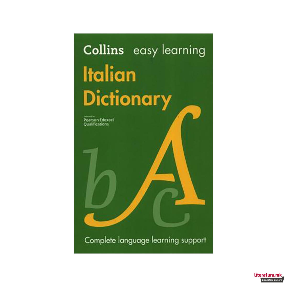 Easy Learning Italian Dictionary : Trusted Support for Learning 