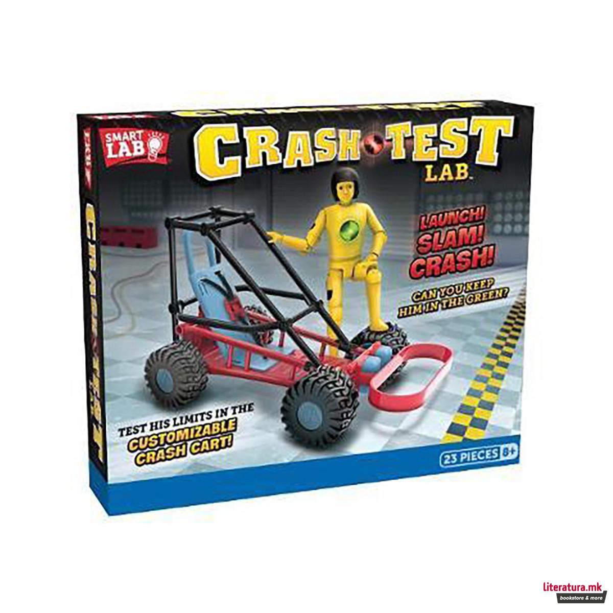 Crash Test Lab : Launch! Slam! Crash! Can You Keep Him in the Green? 