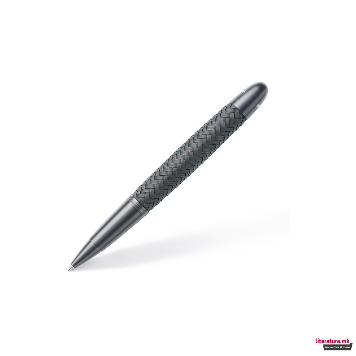 Пенкало-ролер, Porsche®, Tac Flex, сиво 