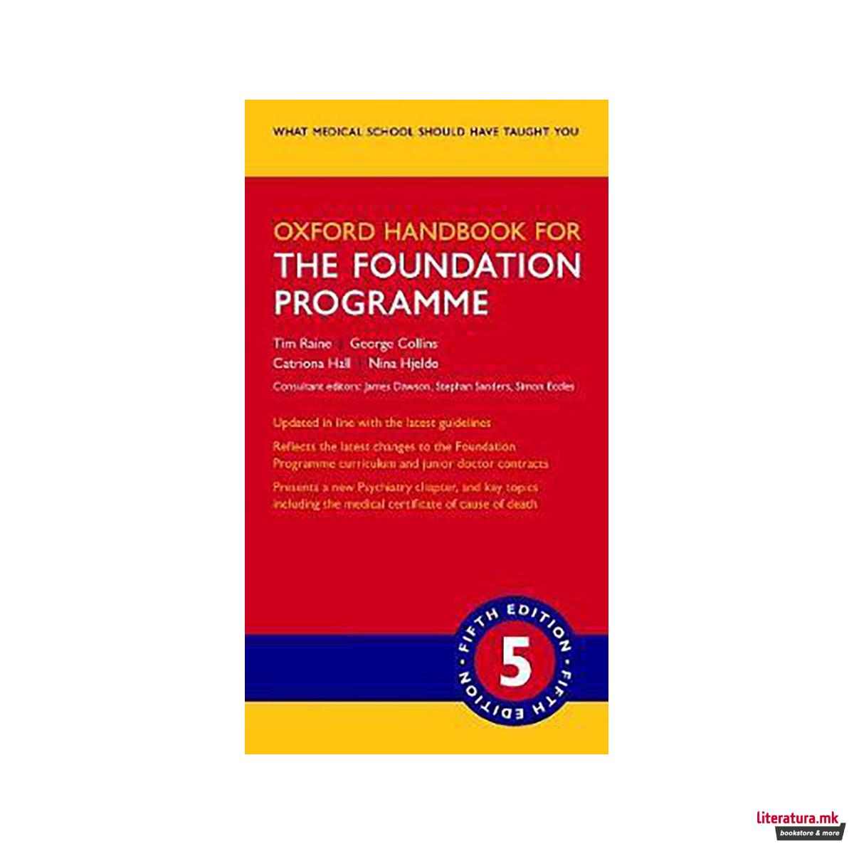 Oxford Handbook for the Foundation Programme 