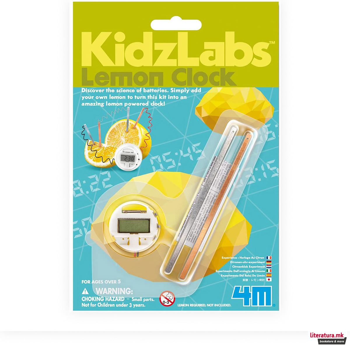 STEM-сет, Kidz Labs, Lemon Clock 