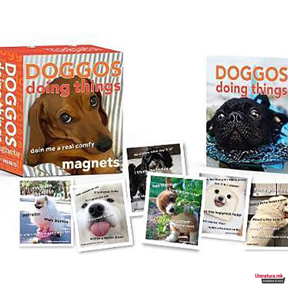 Doggos Doing Things Magnets 