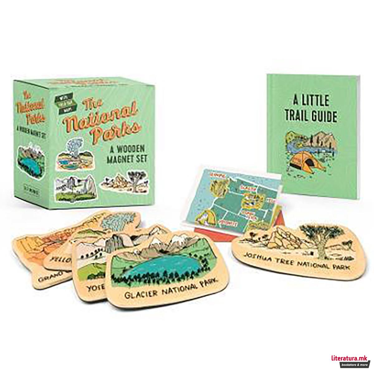The National Parks : A Wooden Magnet Set 