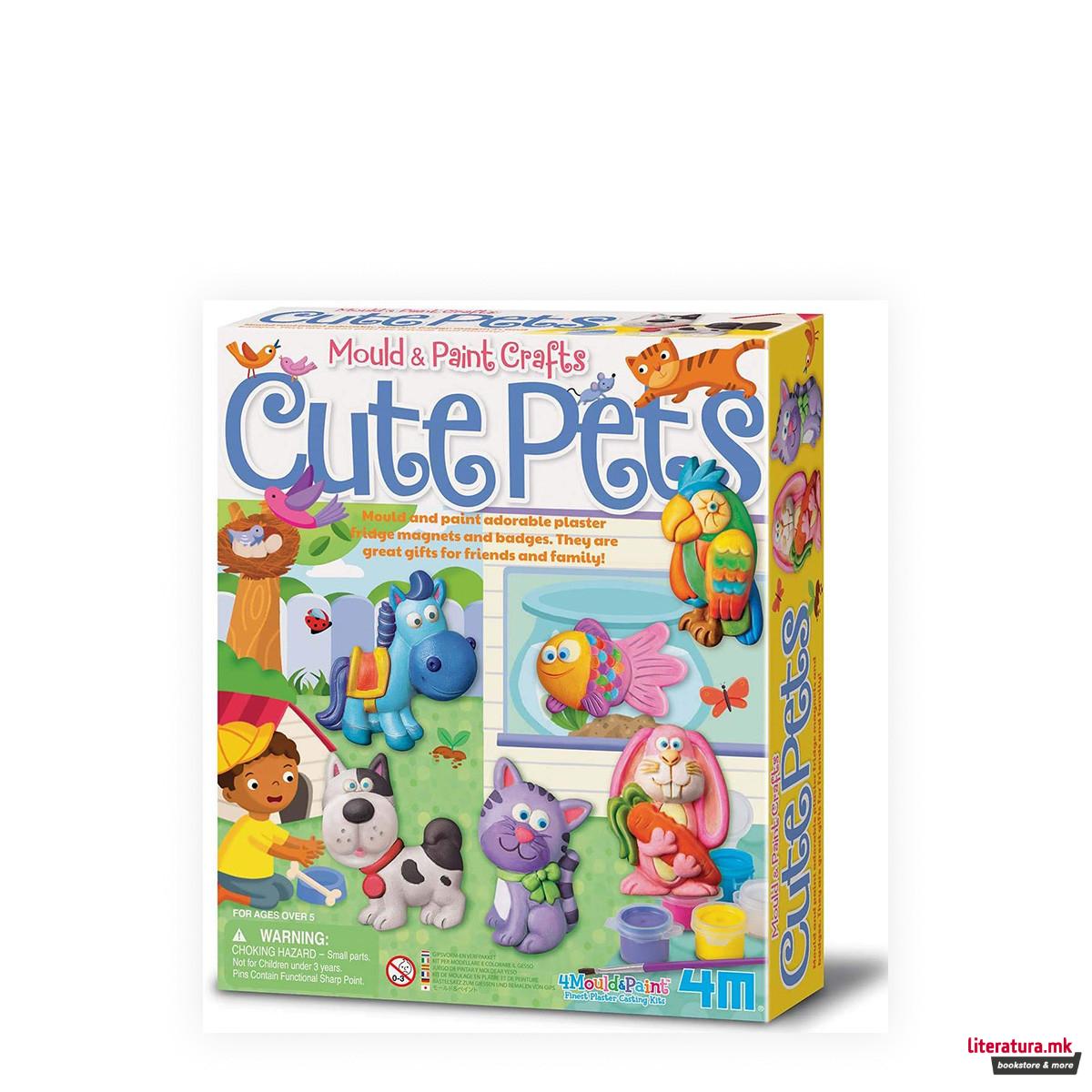 Сет за изработка, Mould & Paint Crafts, Cute Pets 