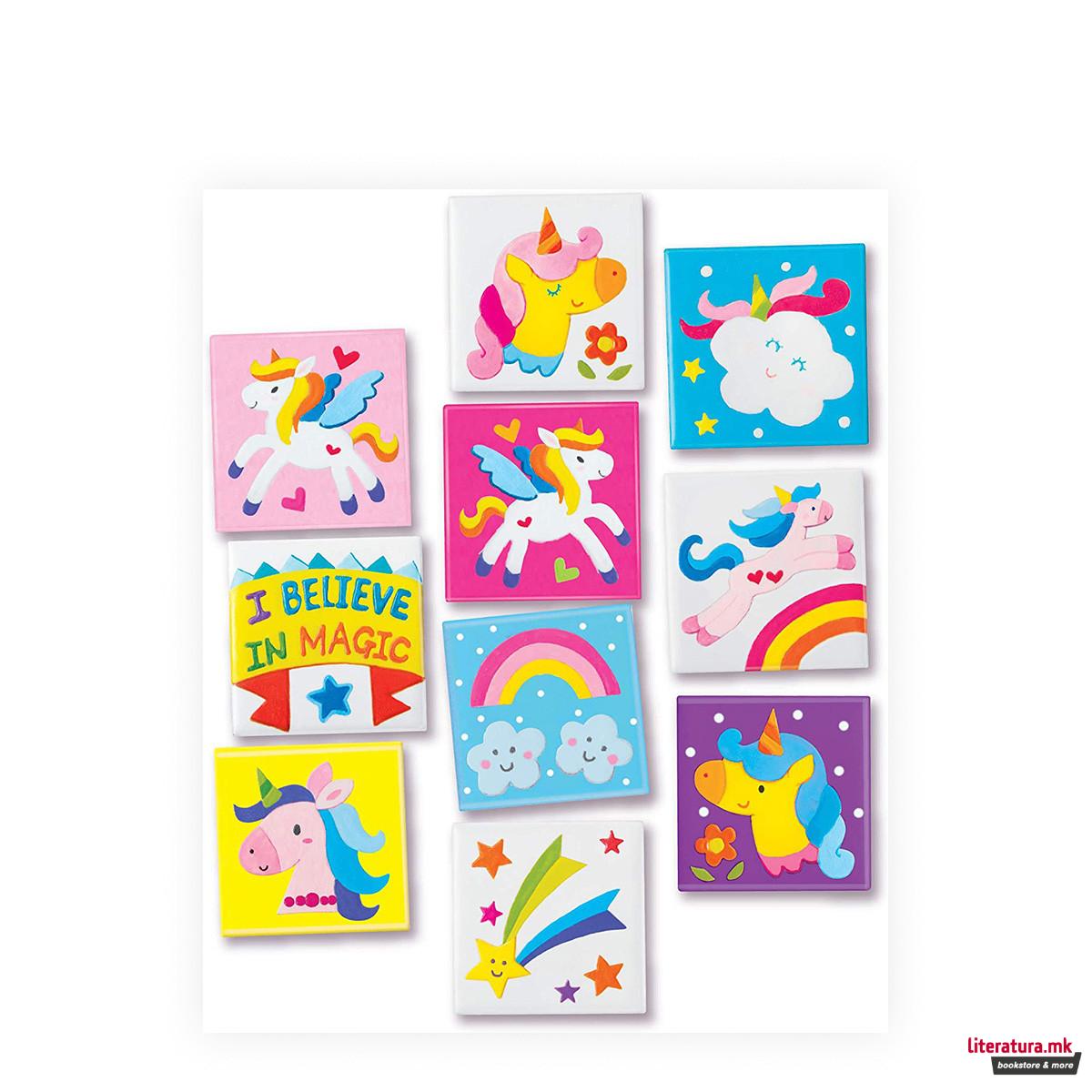 Сет за изработка, Мини Tile Art, Unicorns 