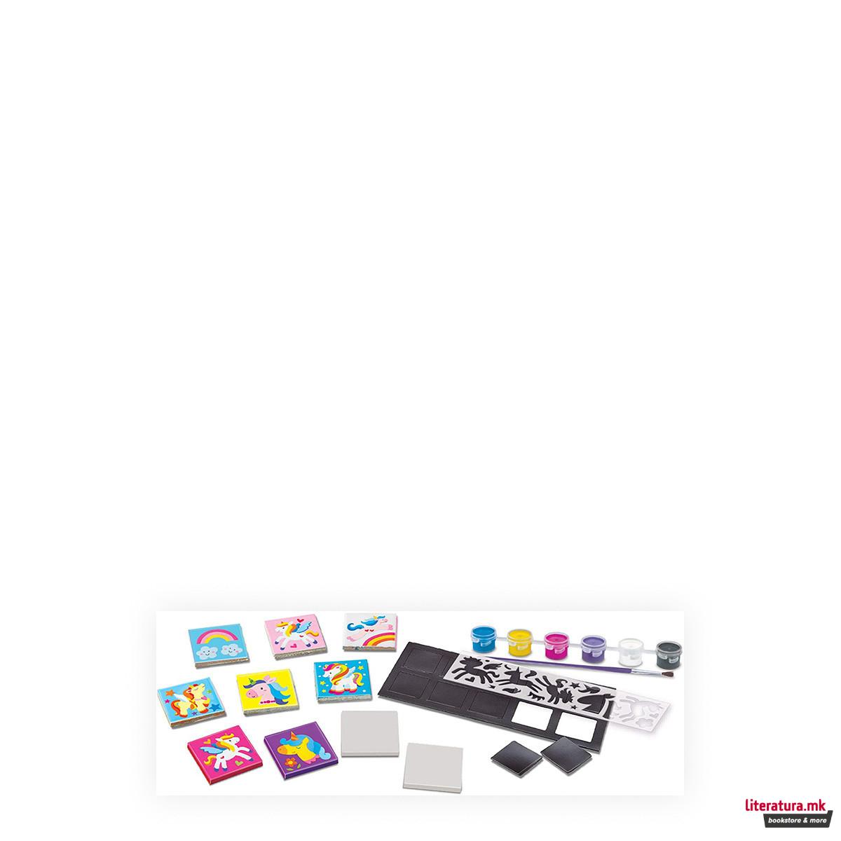 Сет за изработка, Мини Tile Art, Unicorns 