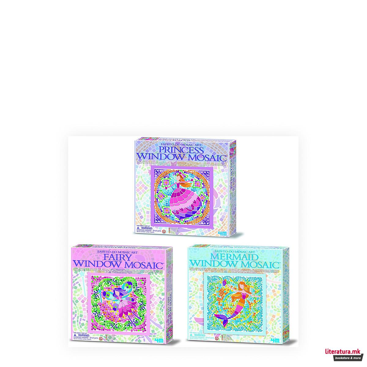 Сет за изработка, Window Mosaic, Fairy/Mermaid/Princes 