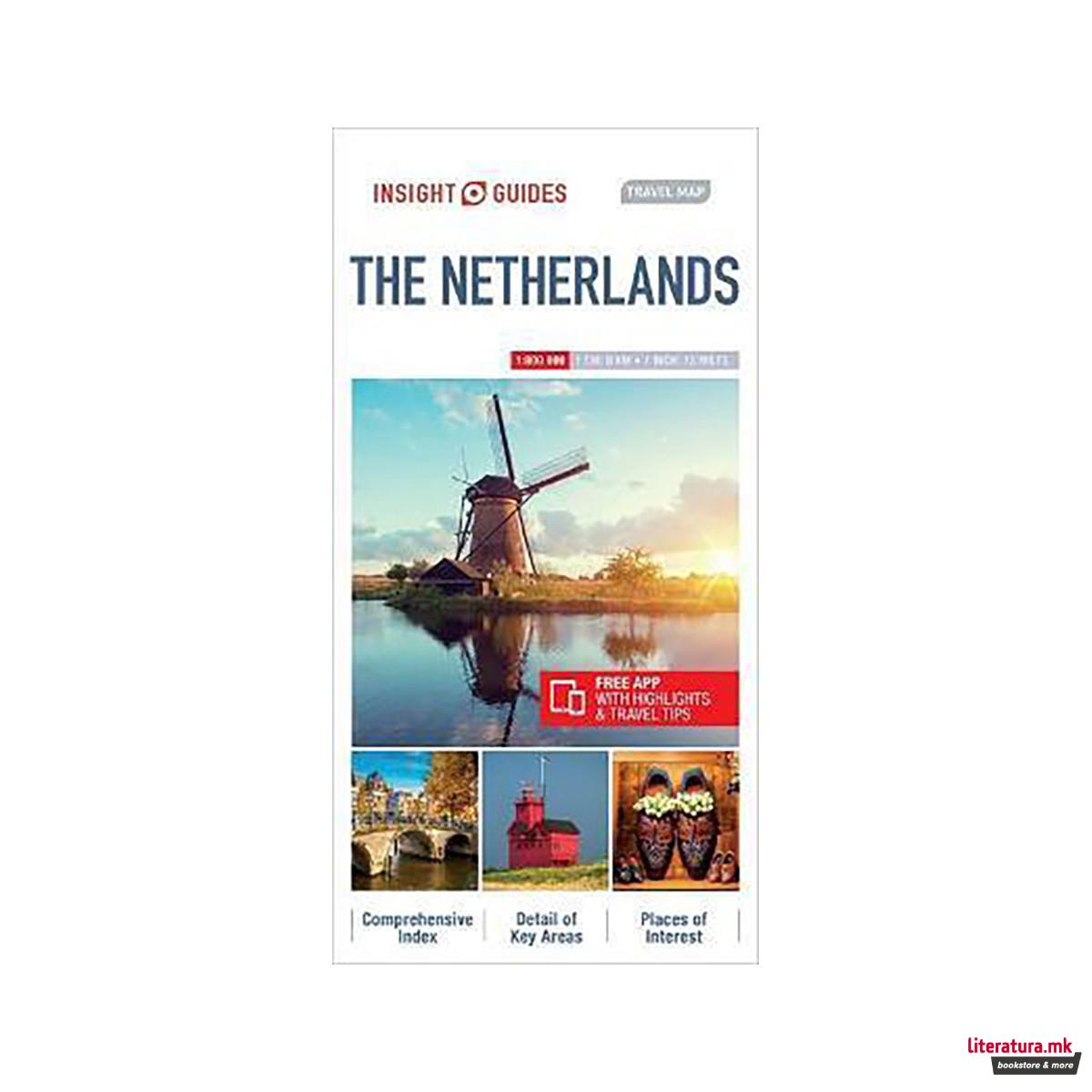 Insight Guides Travel Map Netherlands 