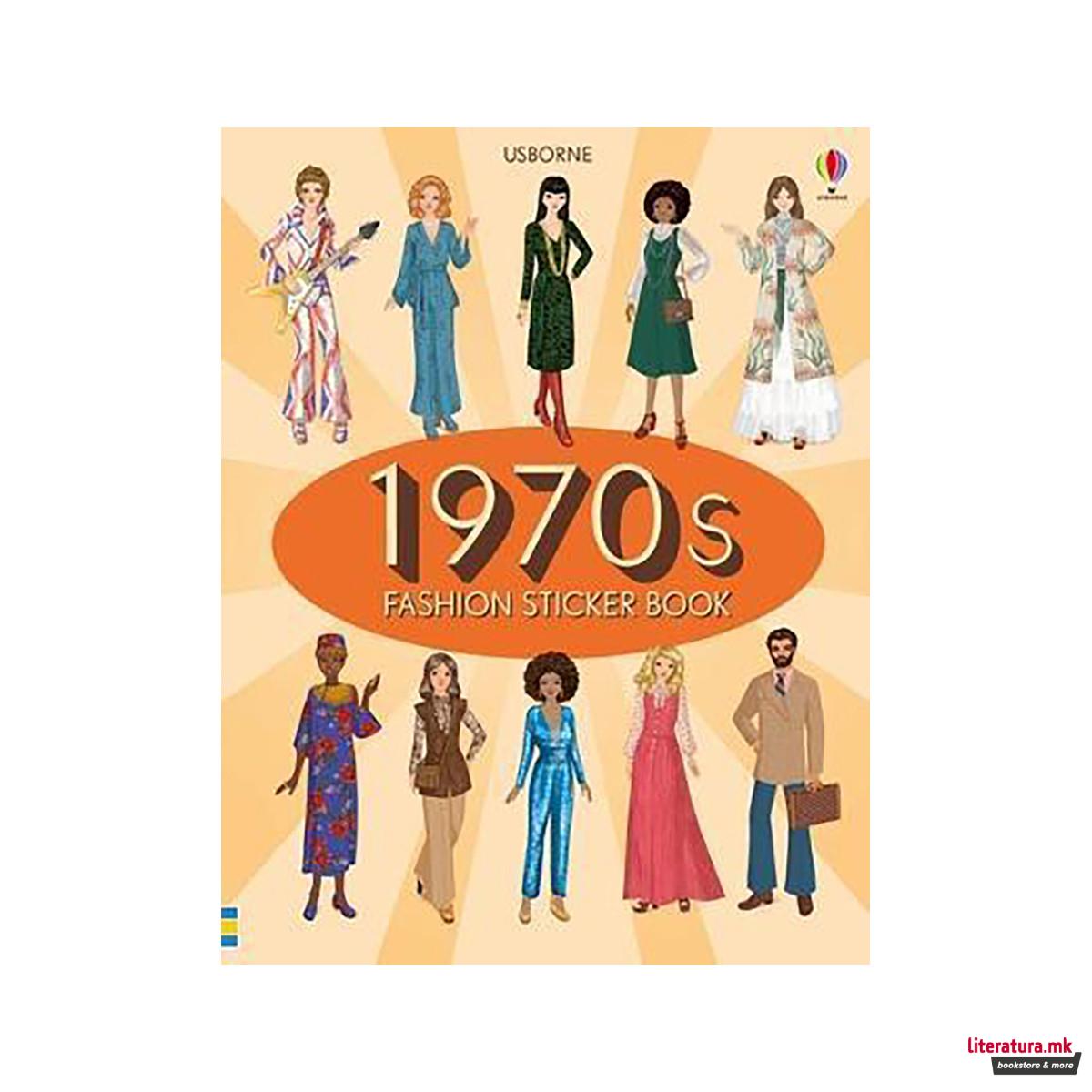 1970s Fashion Sticker Book 