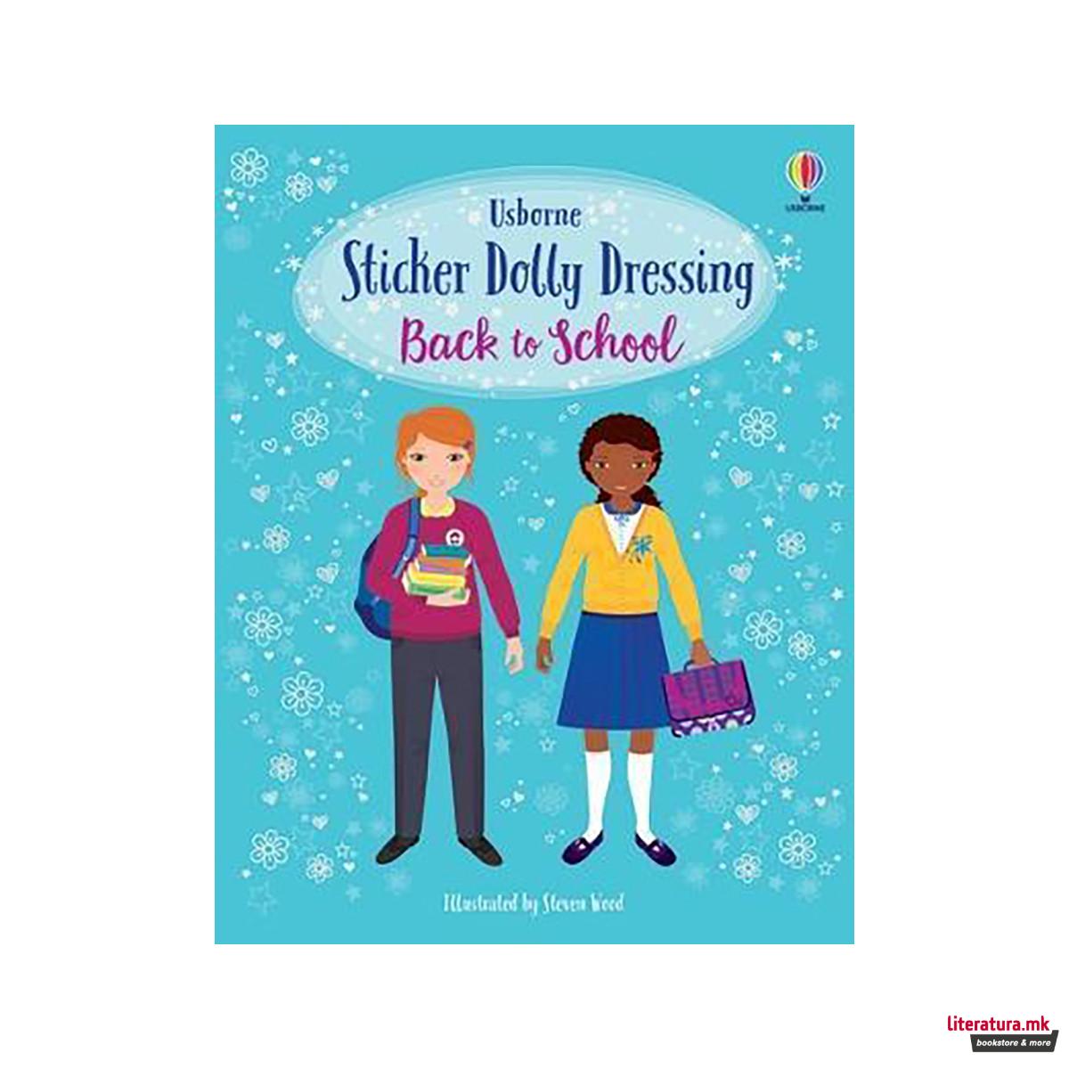 Sticker Dolly Dressing Back to School 