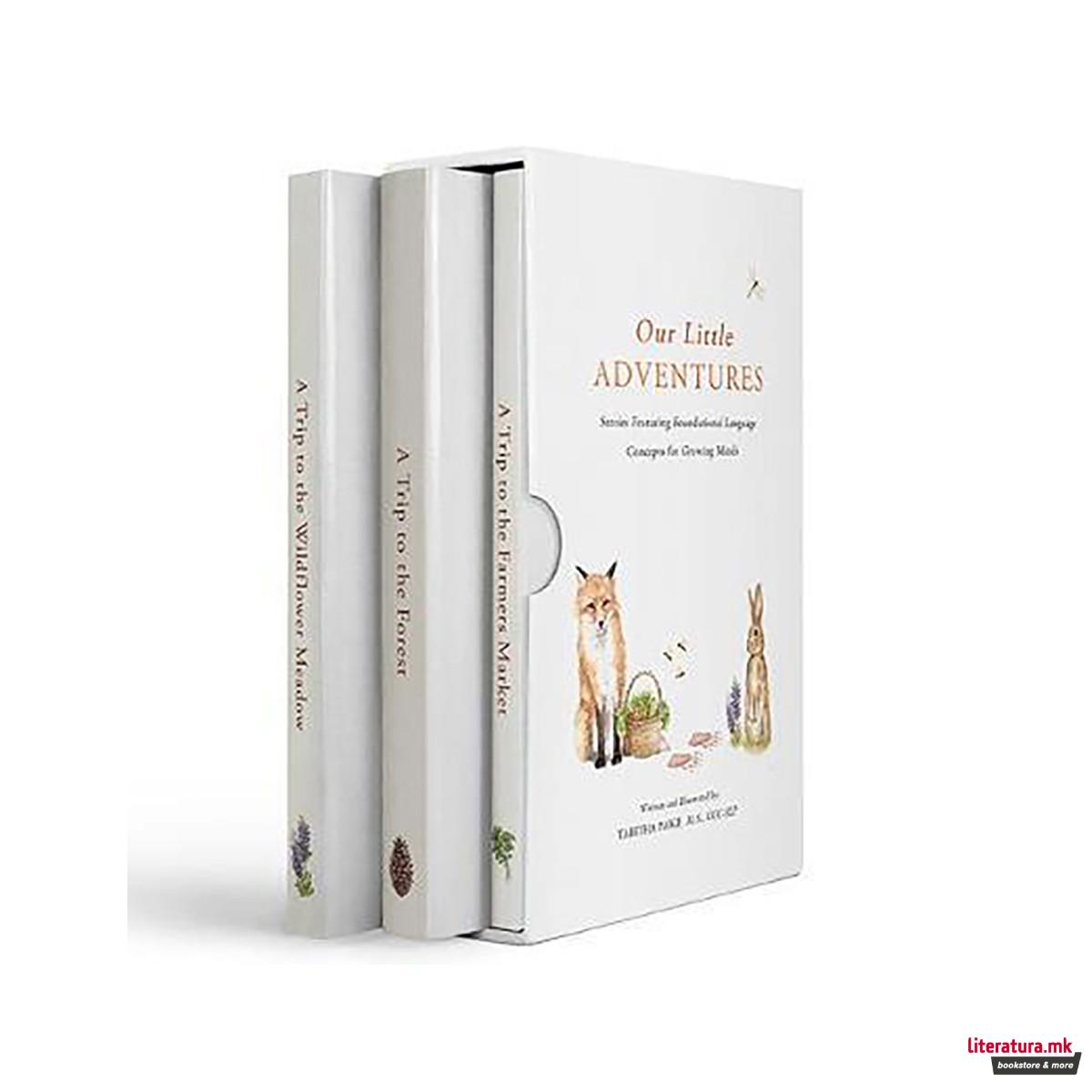 Our Little Adventure Series : A Modern Heirloom Books Set Featuring First Words 