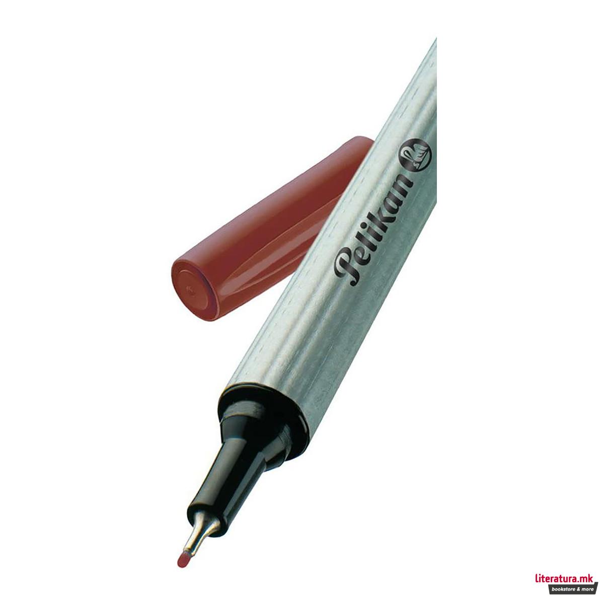 Фајнлајнер, Pelikan, 96, 0.4мм, кафеав 