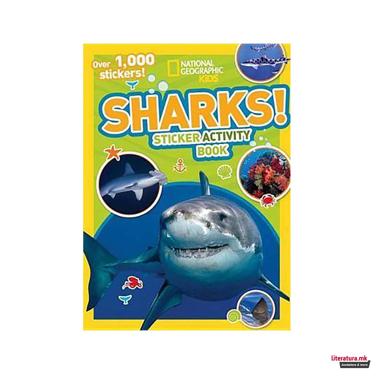 National Geographic Kids Sharks Sticker Activity Book 