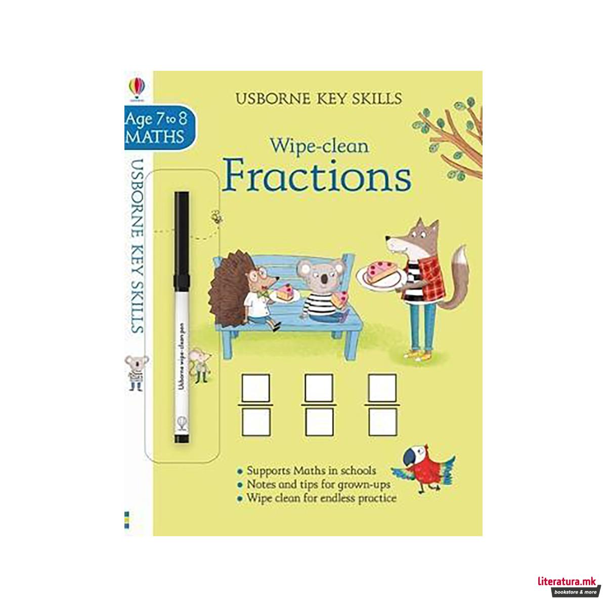 Wipe-clean Fractions 7-8 