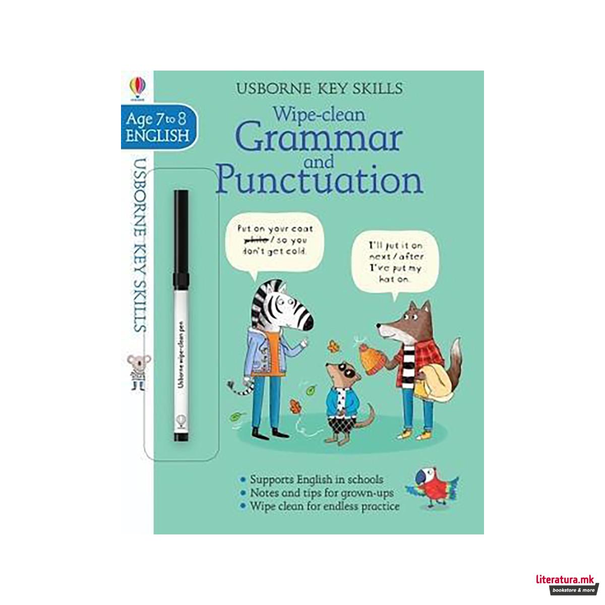 Wipe-clean Grammar & Punctuation 7-8 
