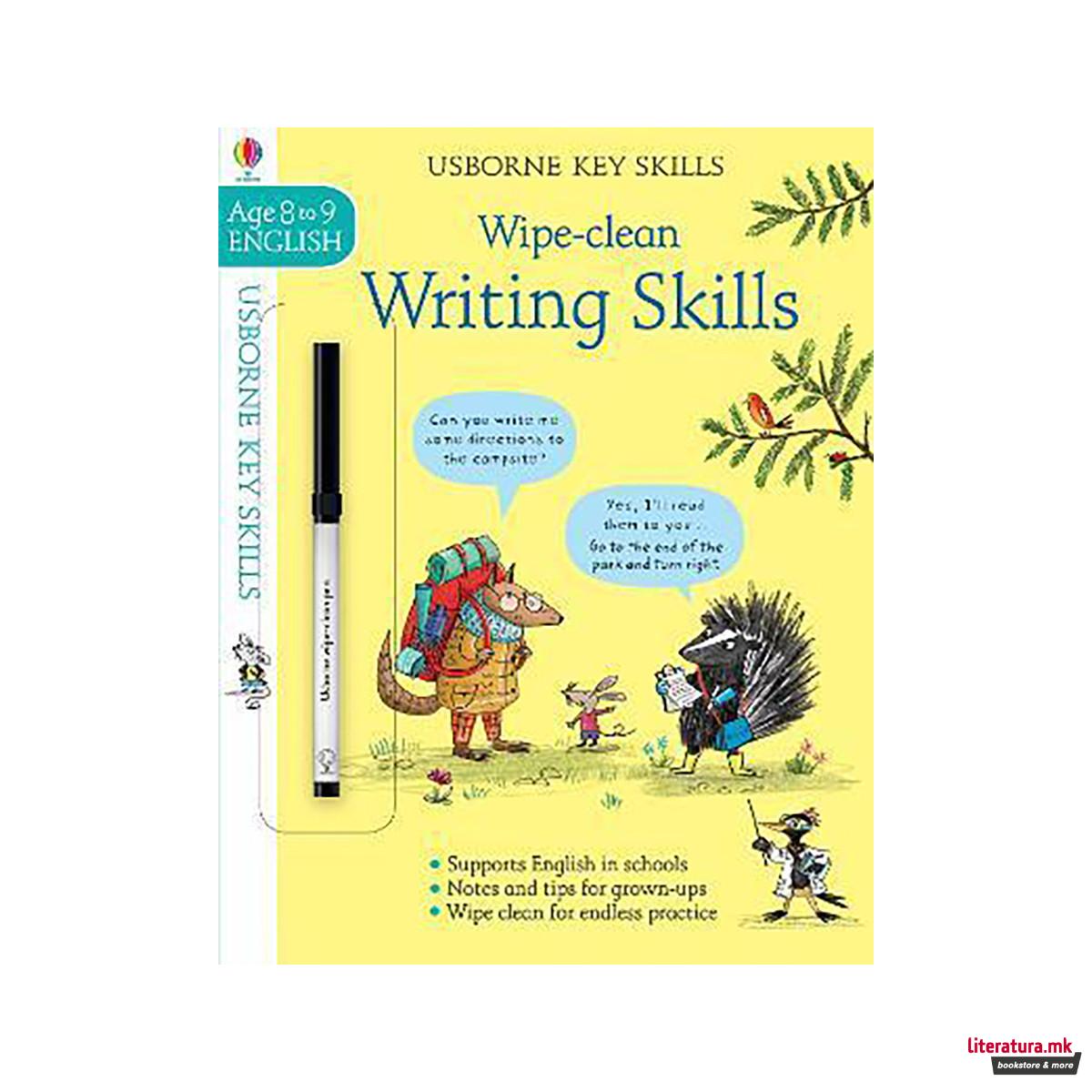 Wipe-clean Writing Skills 8-9 