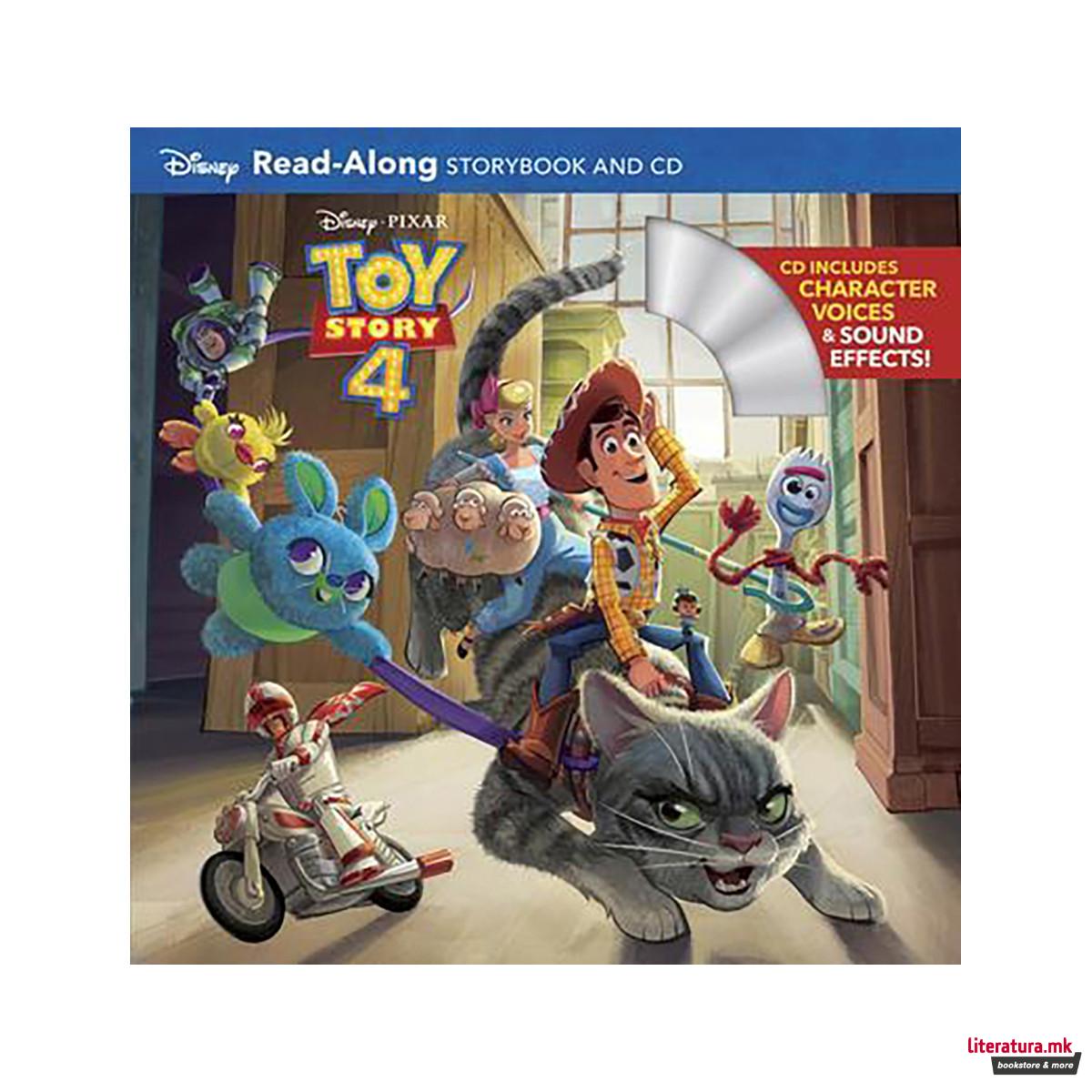 Toy Story 4 Read-Along Storybook and CD 