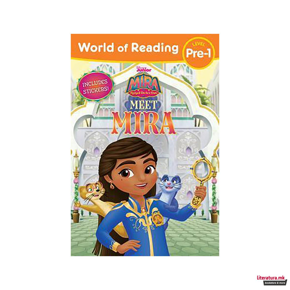 World of Reading Mira, Royal Detective Meet Mira (Level Pre-1 Reader with Sticke 