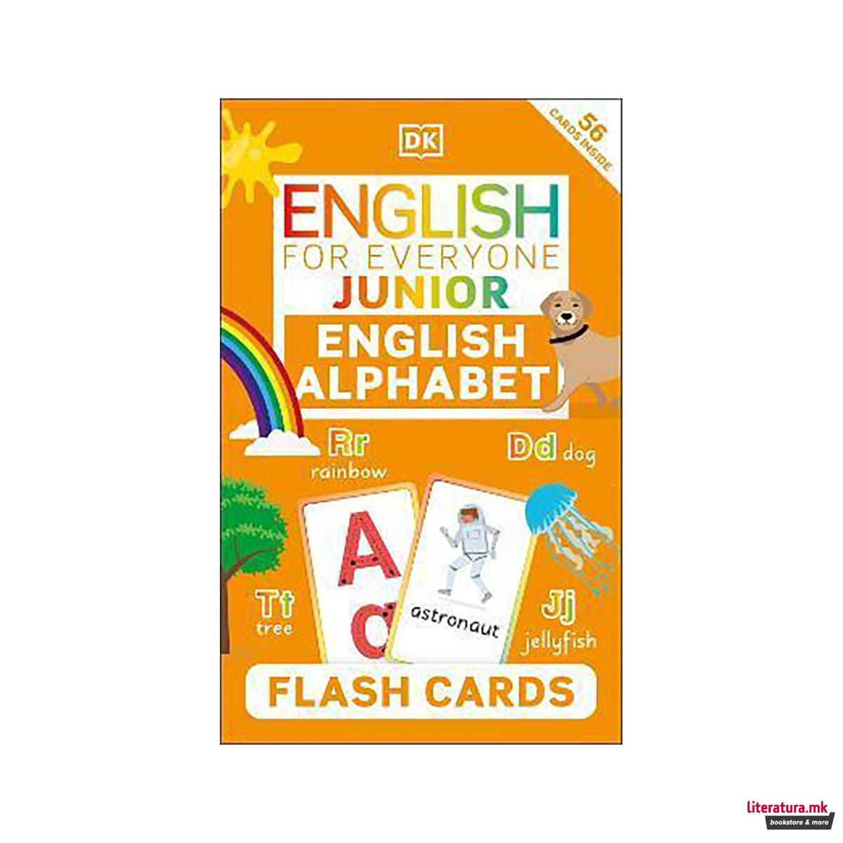 English for Everyone Junior English Alphabet Flash Cards 