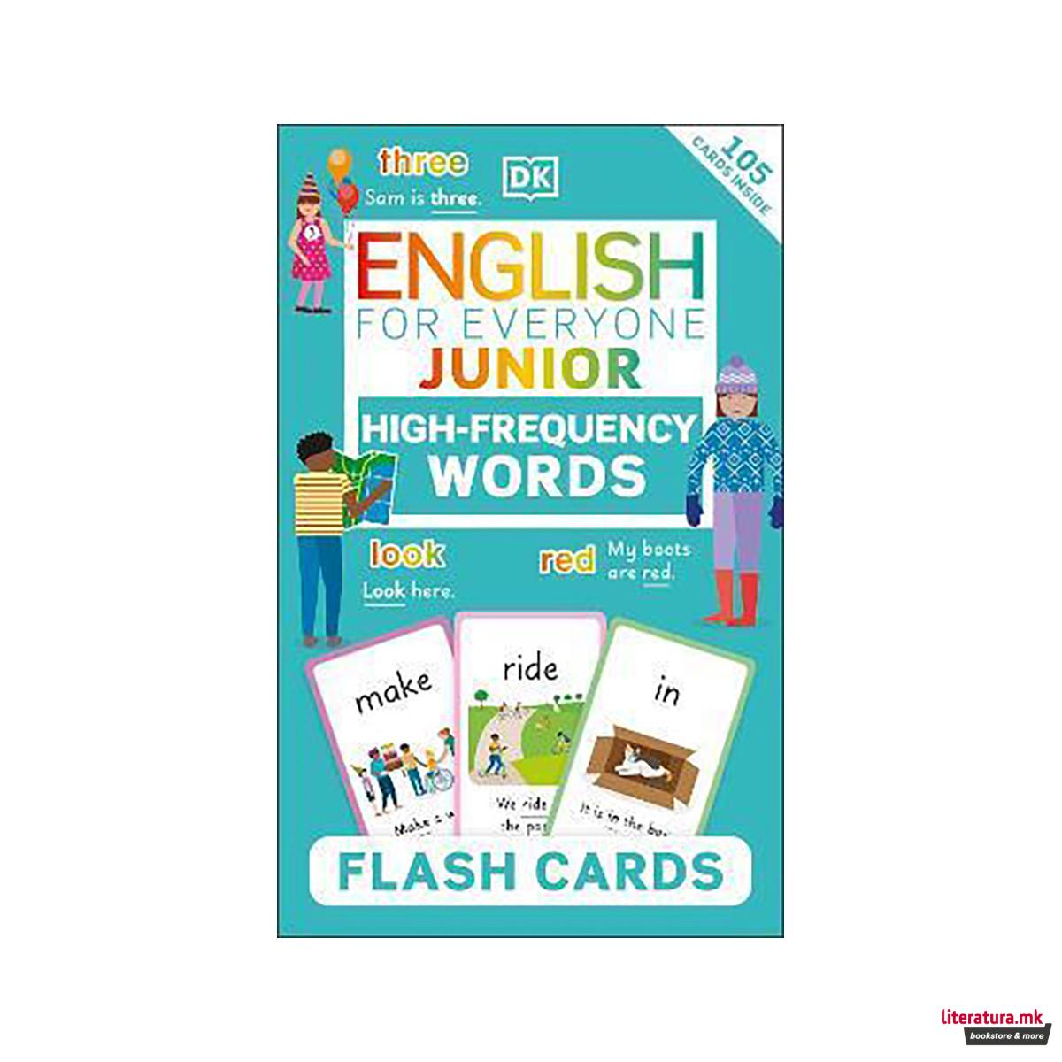 English for Everyone Junior High-Frequency Words Flash Cards 