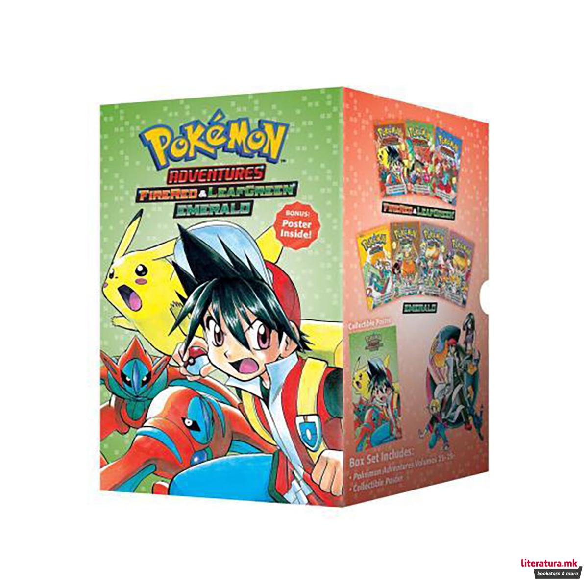 Pokemon Adventures FireRed & LeafGreen / Emerald Box Set : Includes Vols. 23-29 