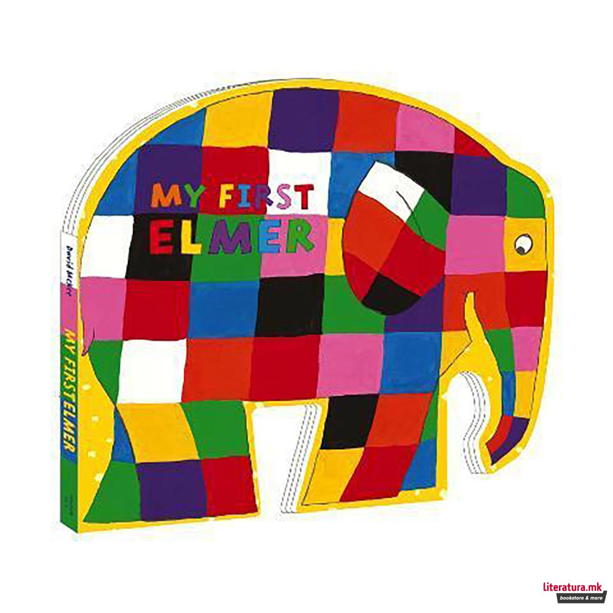 My First Elmer : Shaped Board Book 
