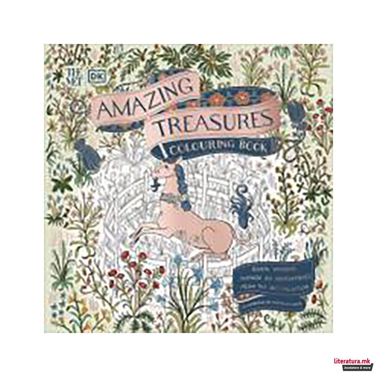 The Met Amazing Treasures Colouring Book 