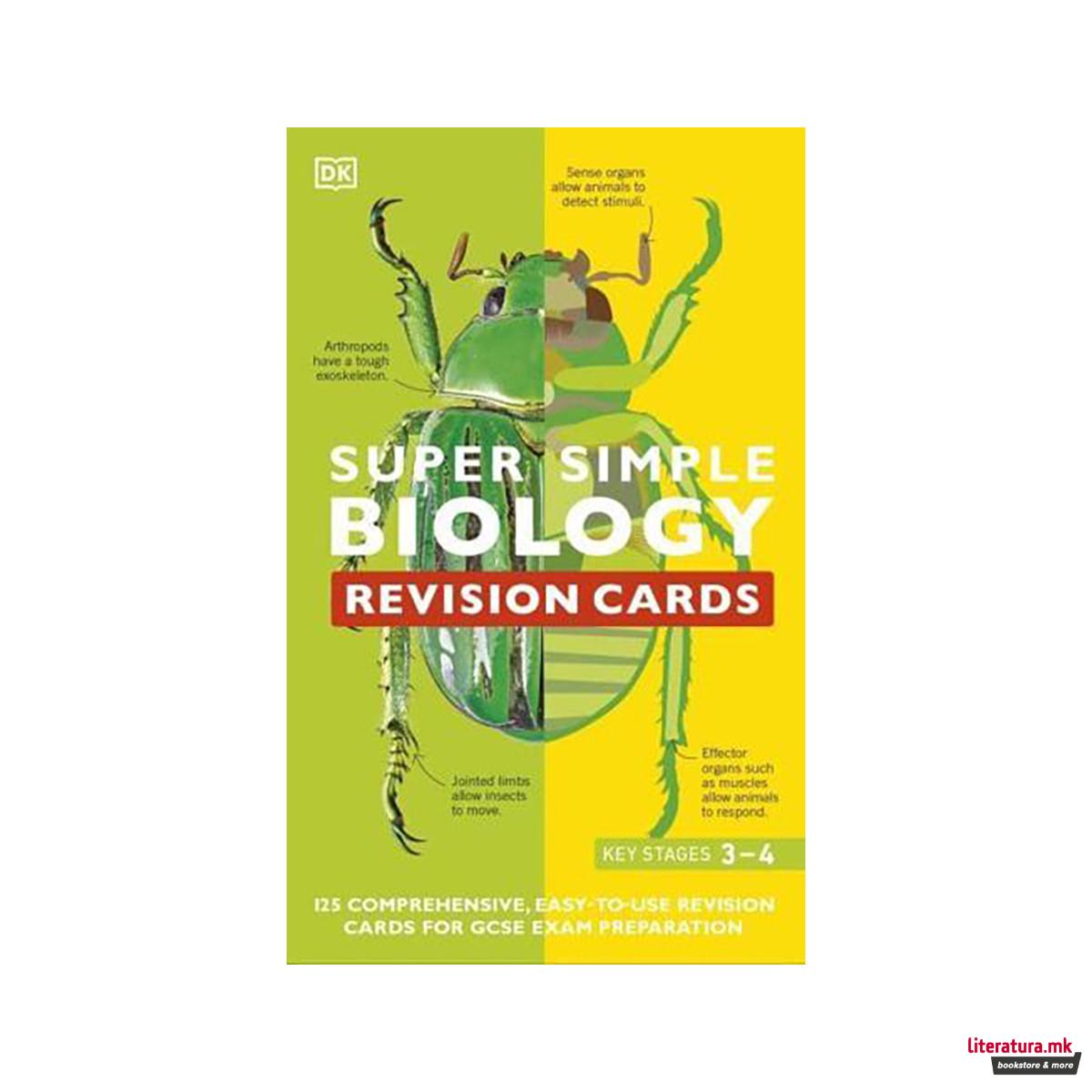 Super Simple Biology Revision Cards Key Stages 3 and 4 