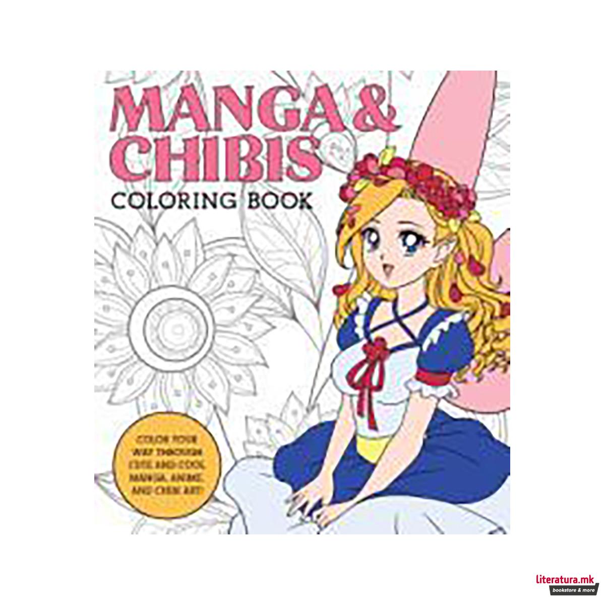 Manga & Chibis Coloring Book 