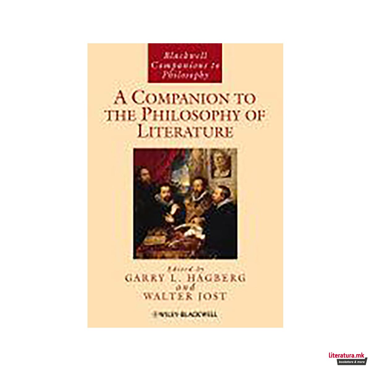A Companion to the Philosophy of Literature 
