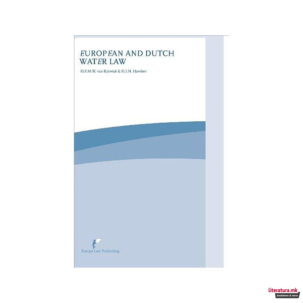 European and Dutch Water Law 