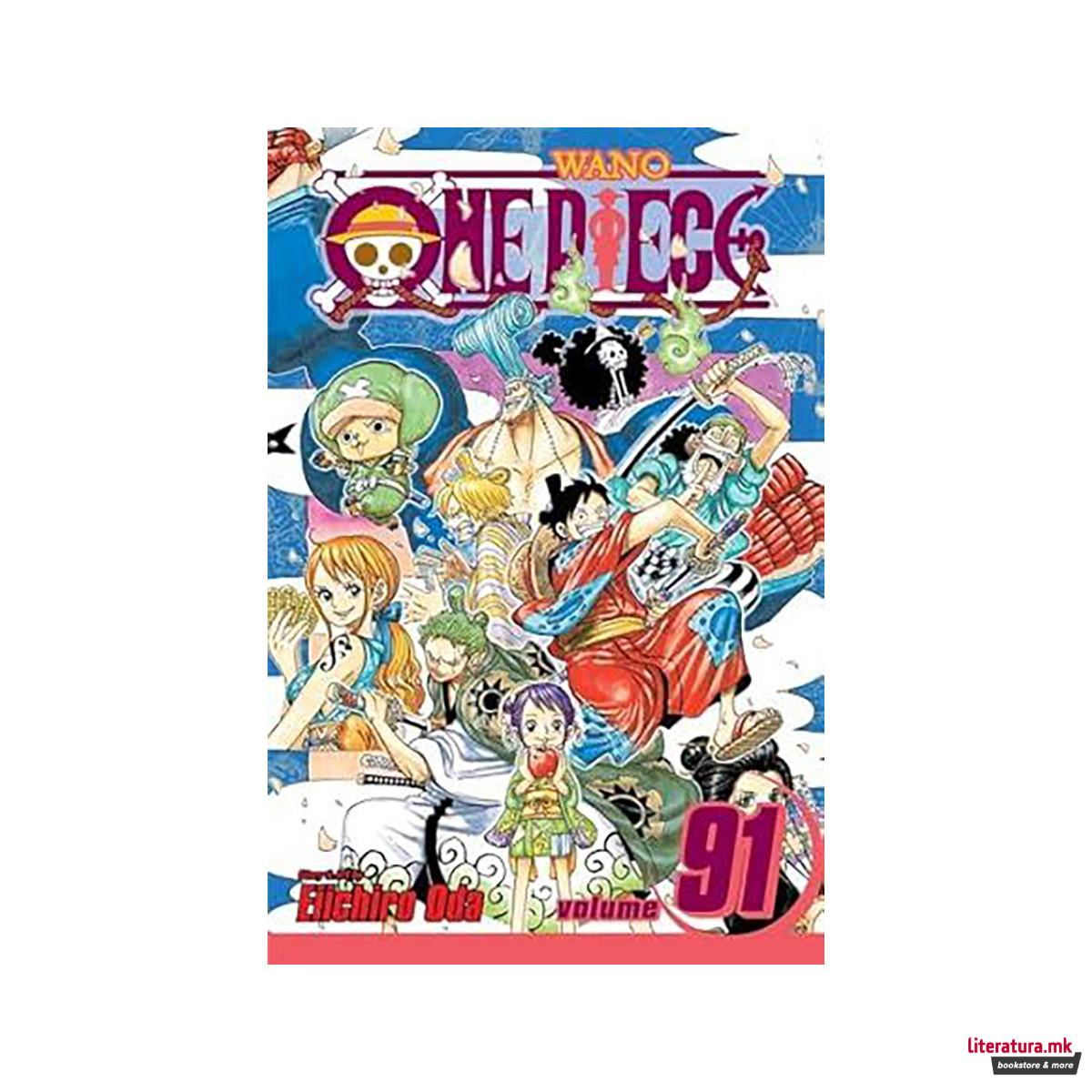 One Piece, Vol. 91 (Volume 91): Adventure in the Land of Samurai